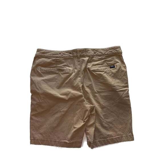Hollister Men's Chino Khaki Flat Front 9" Shorts - Picture 3 of 4
